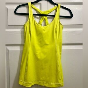 Lululemon Neon Racer-back Tank Top
